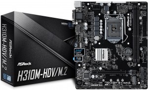 Asrock H310M-HDV/M2 ( HDMI/ DVI/ Dsub; 1 x M.2 slot for SSD)
