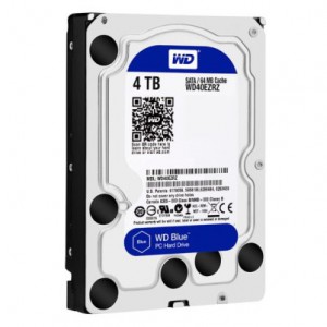 WD HDD Blue 4TB 3.5″ SATA 3/64MB Cache/ 5400RPM (Màu xanh) mã: WDBLUE4TB