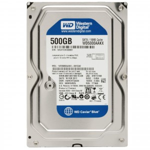 WD HDD Blue 500GB 3.5″ SATA 6Gb/s/ 32MB Cache/ 7200RPM (Màu xanh) mã:WDBLUE500GB